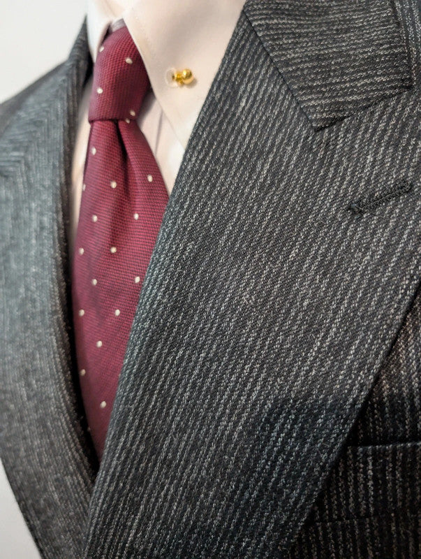 Magnifique costume croisé en tweed