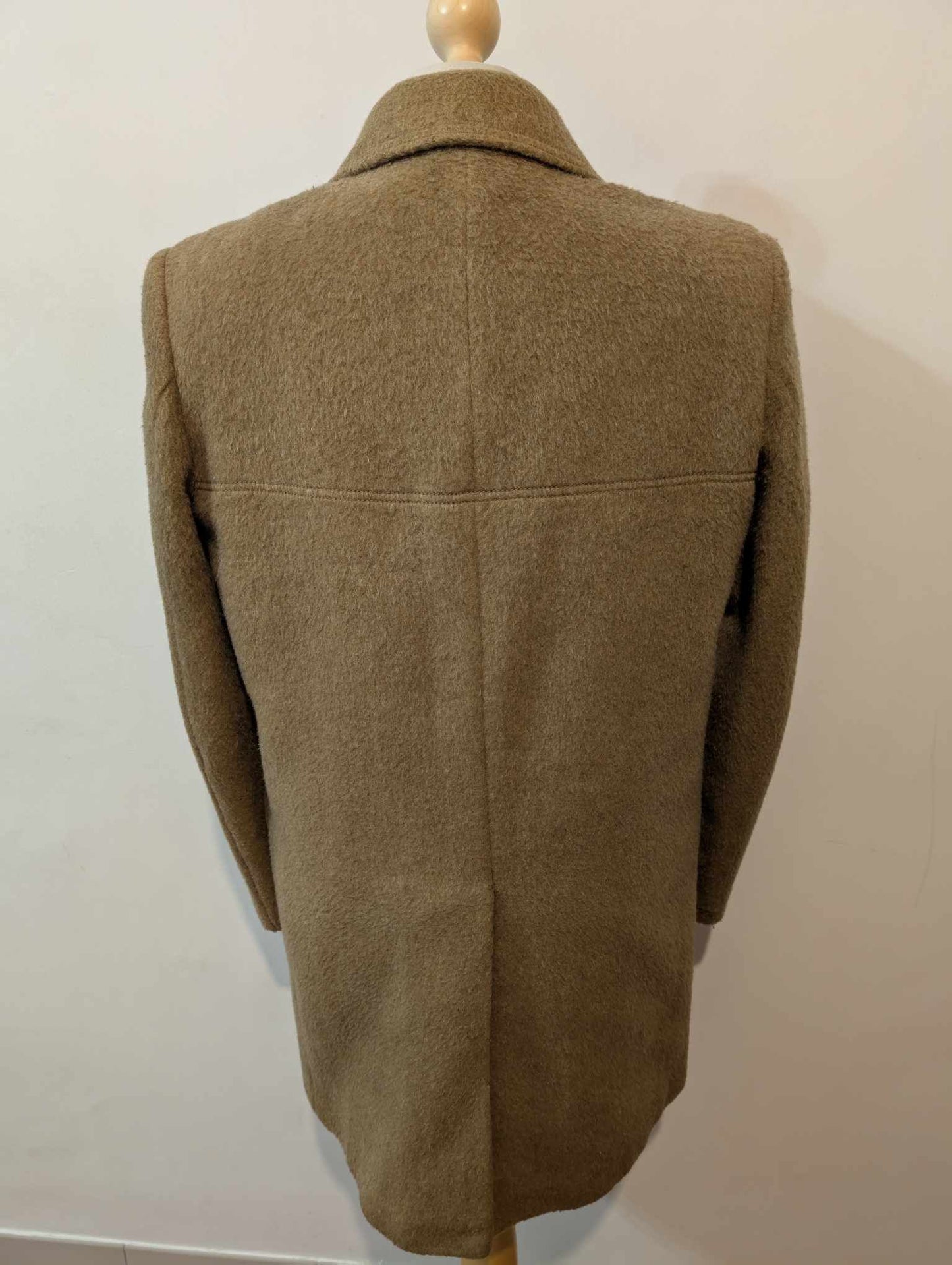 Doux manteau camel en laine