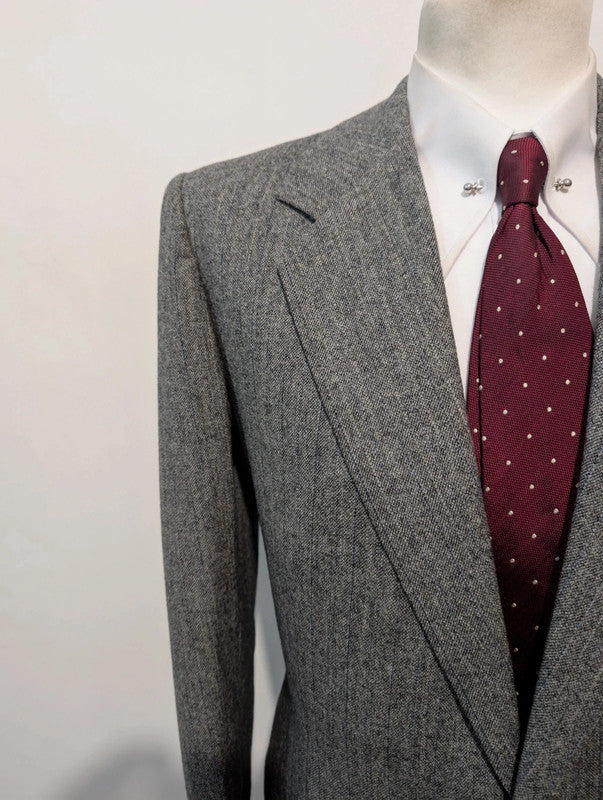 Fabuleux costume gris en tweed
