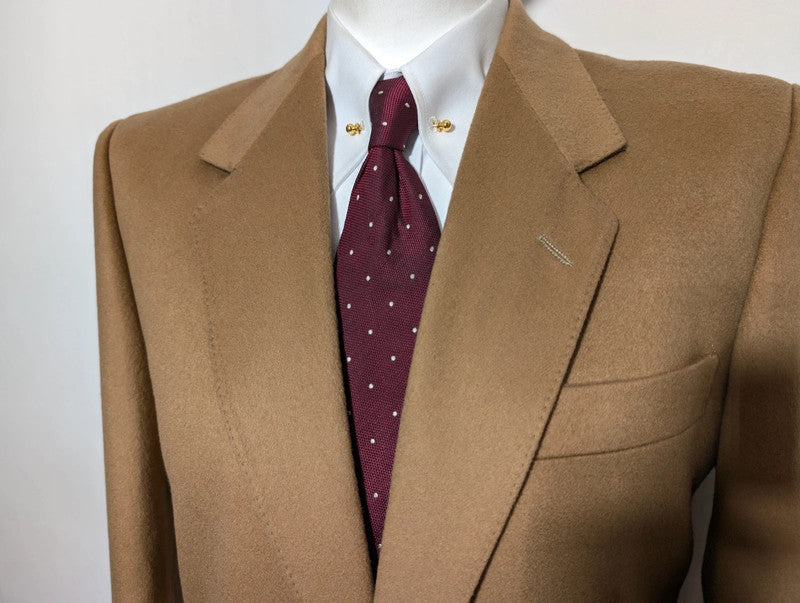Lumineuse veste camel en cachemire et laine