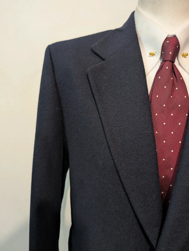 Chouet costume bleu marine en flanelle lourde