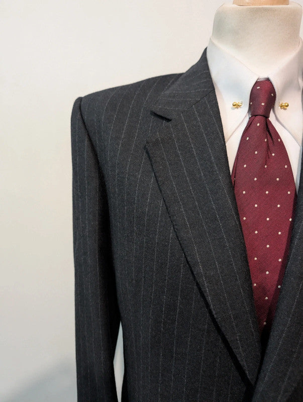 Terrifiant costume chalkstripe en flanelle lourde