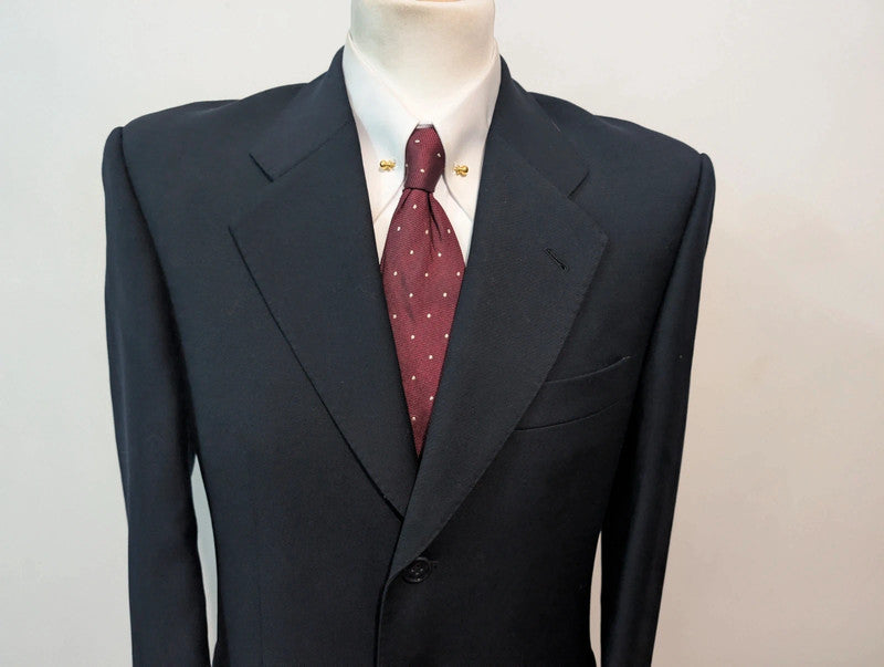 Classique veste bleu marine en laine
