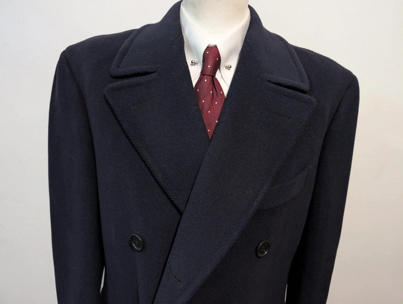 Impressionnant manteau polo coat en laine
