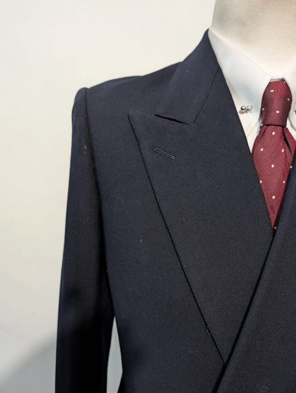 Incredible bespoke wool double-breasted suit