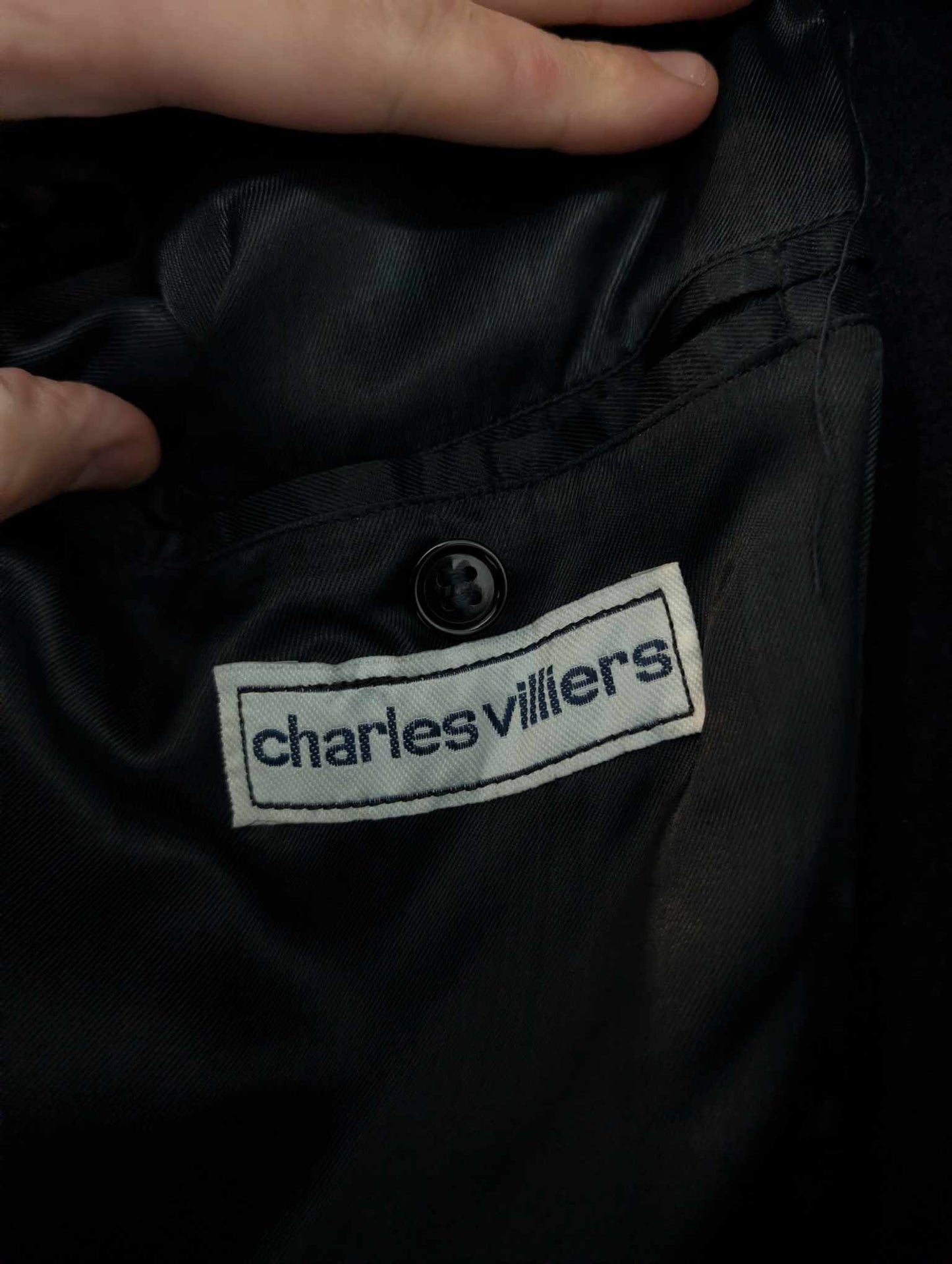 Splendide manteau croisé en laine