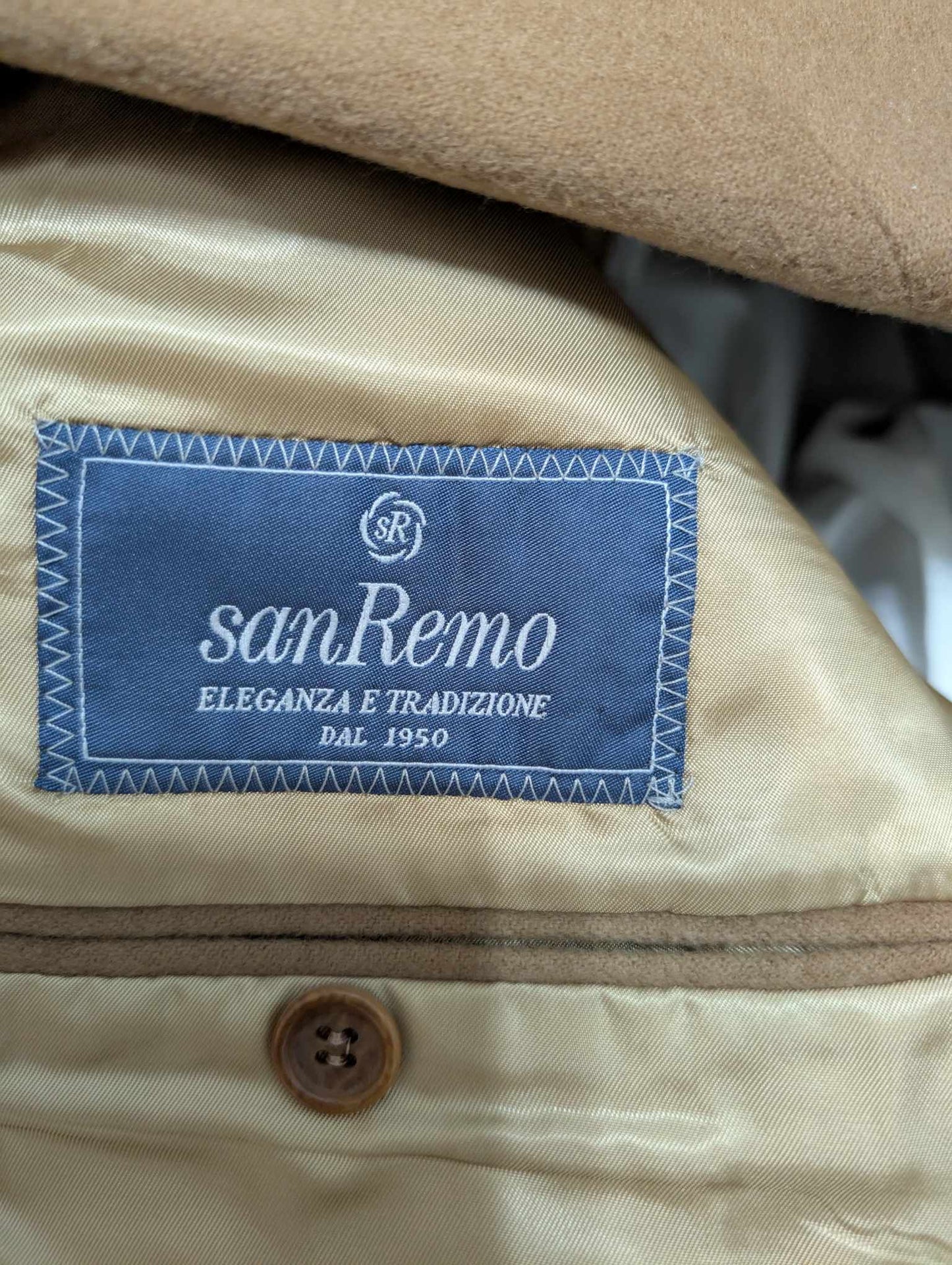 Magnifique veste camel en flanelle lourde