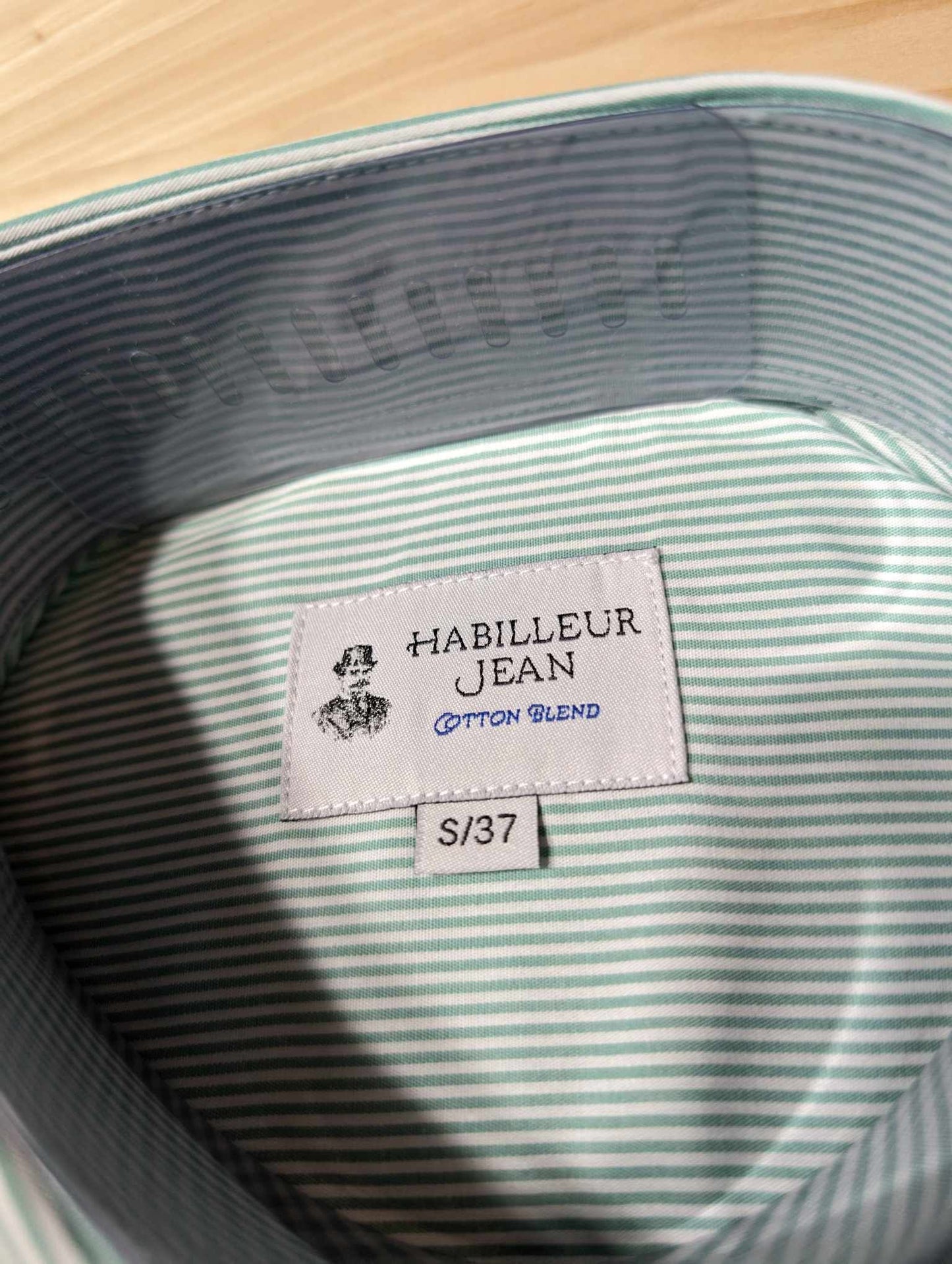 Cotton blend French collar shirt