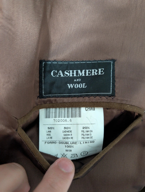 Géniale veste marron en laine