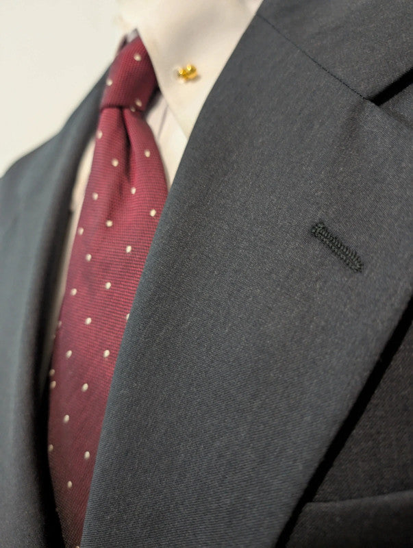 Elegant charcoal gray wool jacket