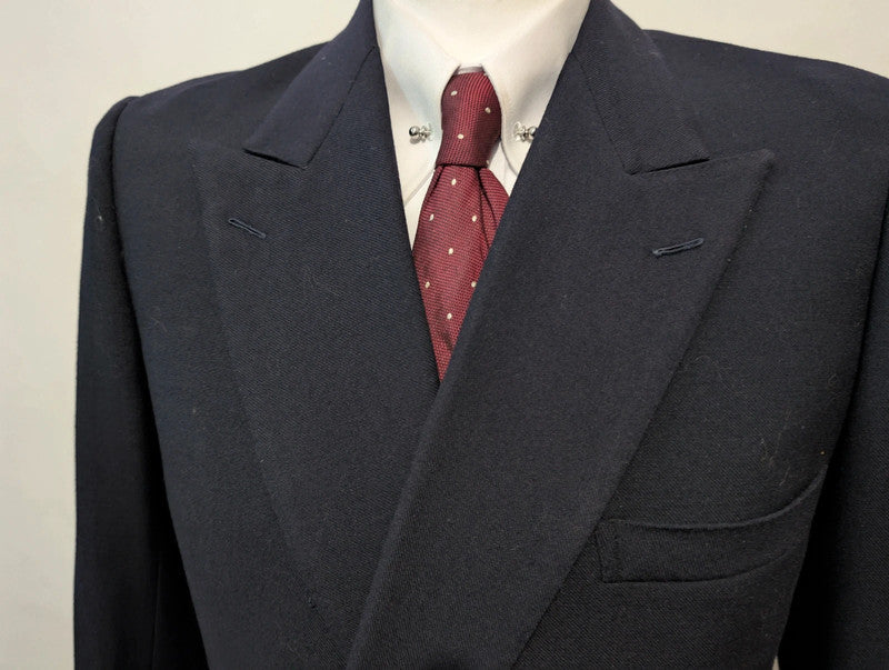 Incredible bespoke wool double-breasted suit