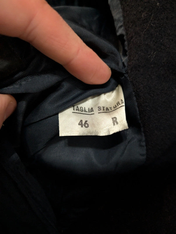 Mignon manteau croisé bleu marine