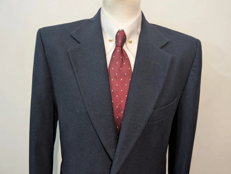 Chouet costume bleu marine en flanelle lourde