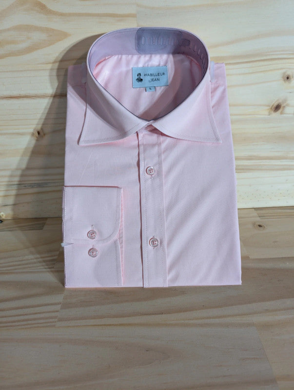 Cotton shirt with 10cm Italian collar