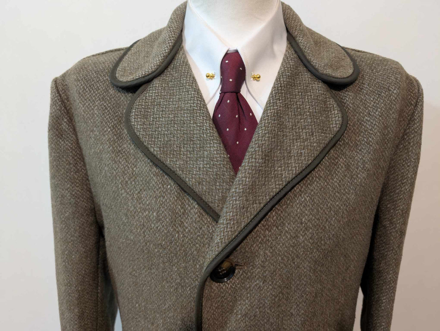 Mignon manteau anglais en tweed