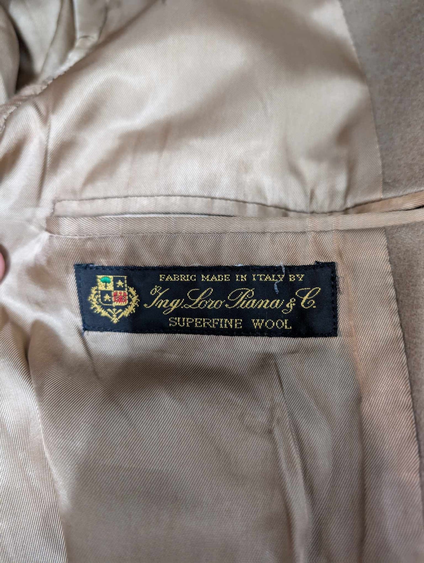 Lumineux manteau camel loropiana