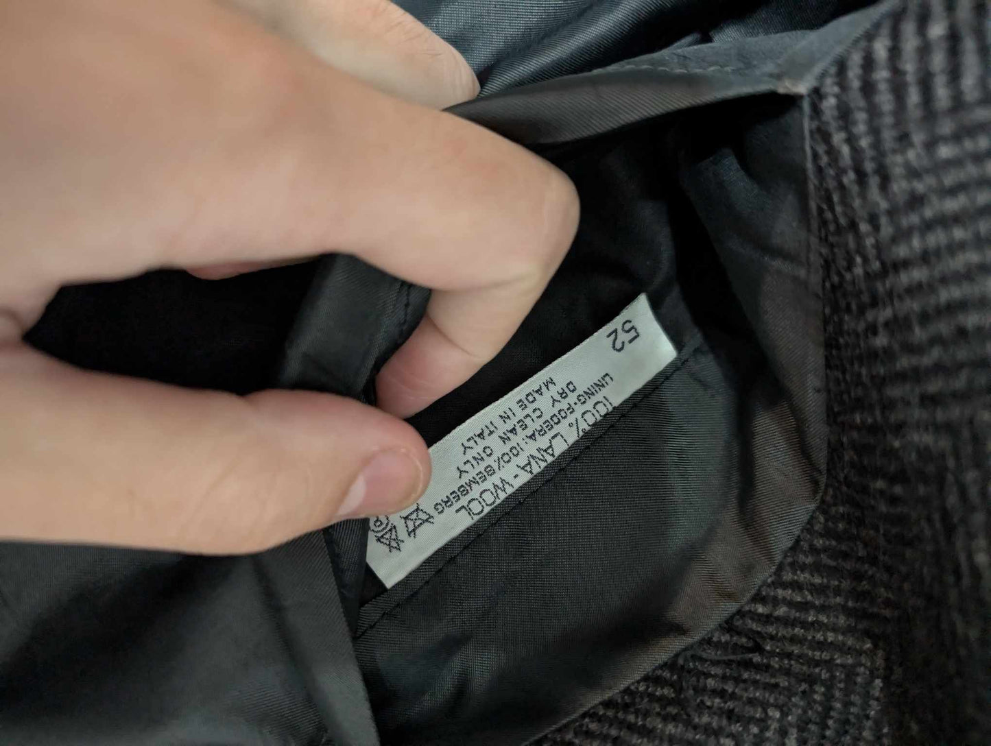 Exceptionnel manteau croisé a chevron