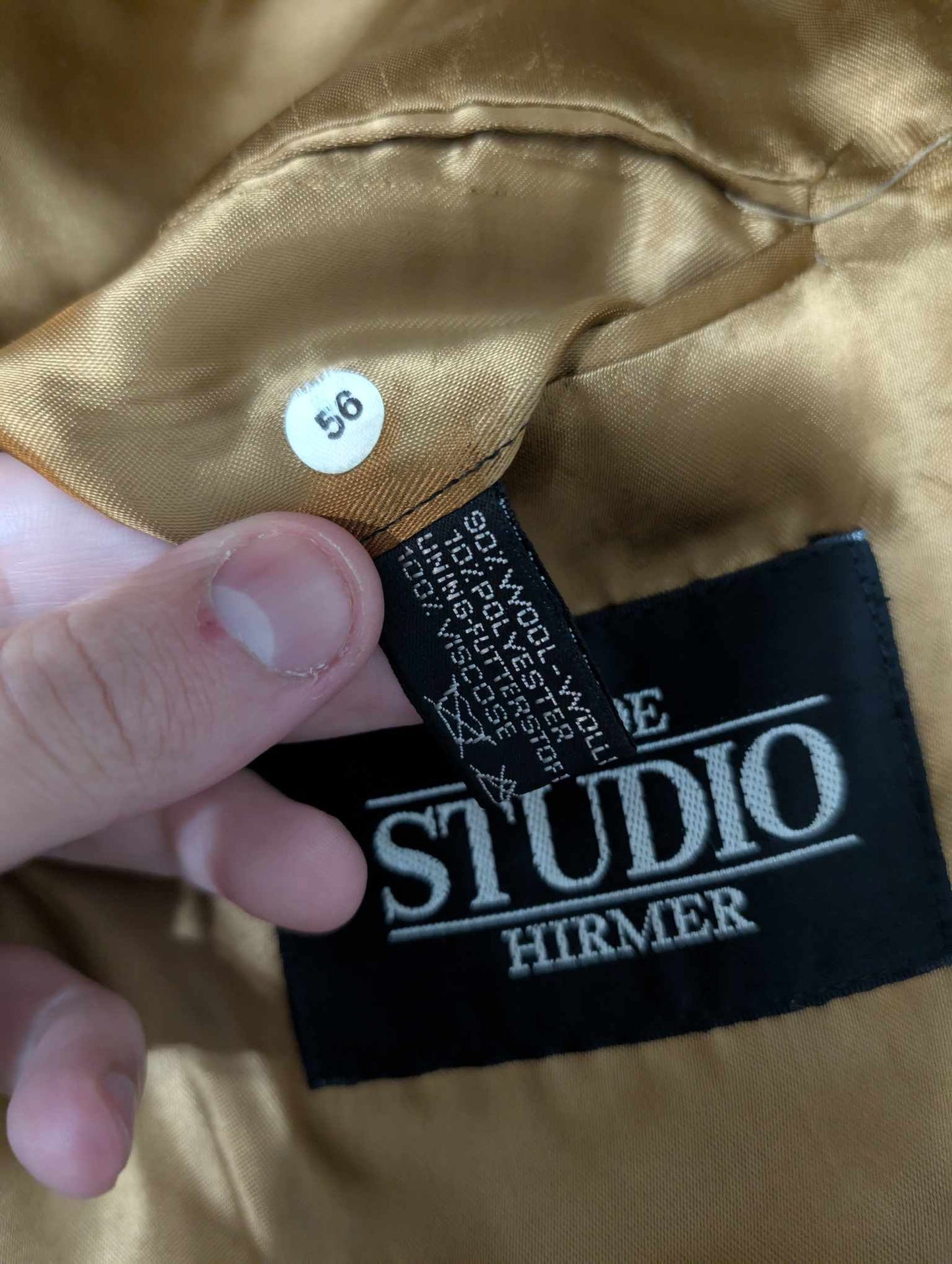 Lumineux manteau croisé camel en laine