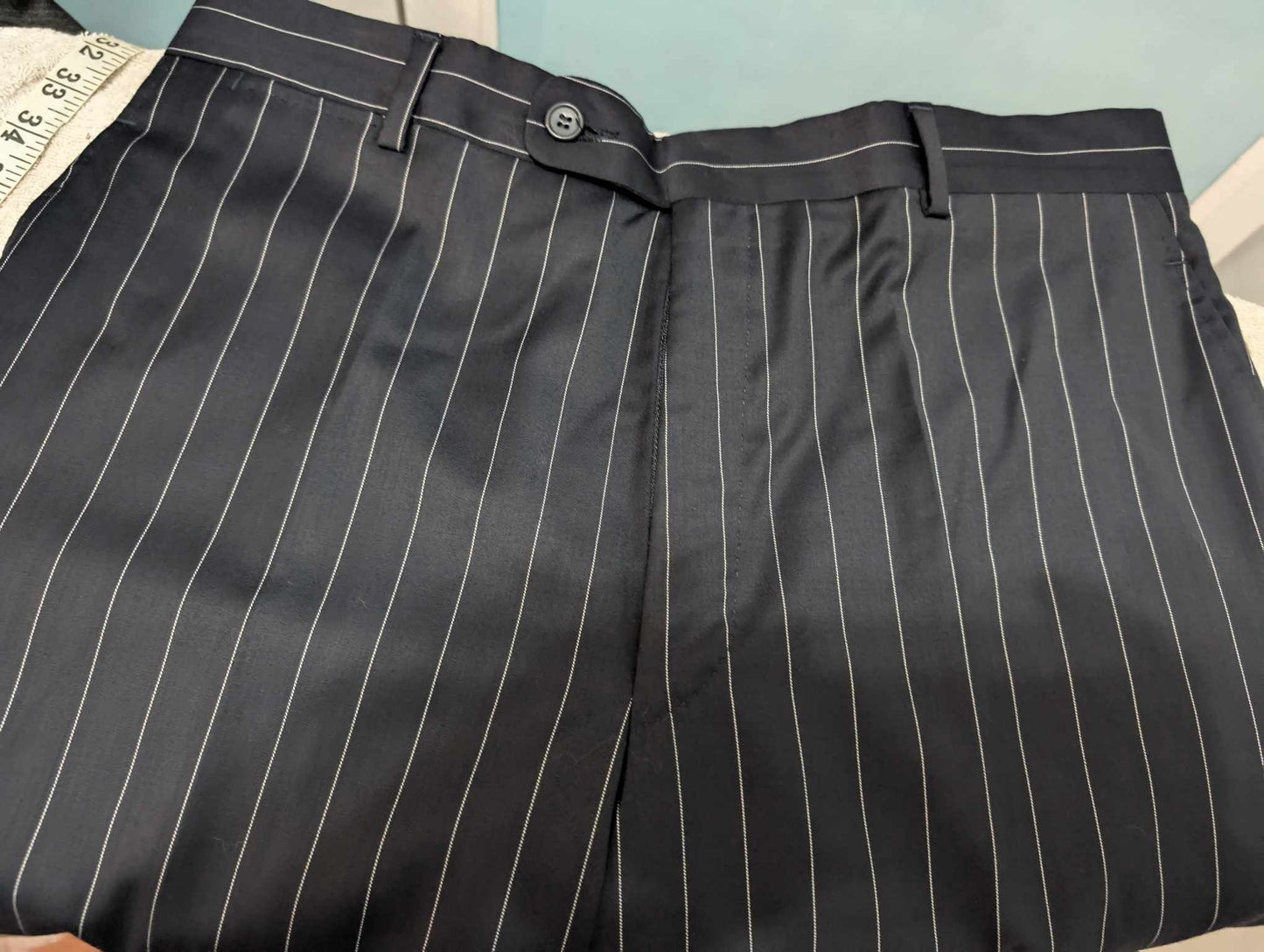 Légendaire costume chalkstripe en laine