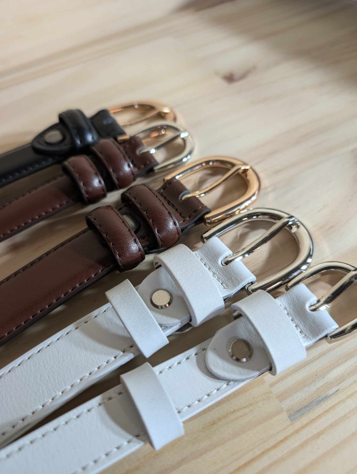 Ceinture 1.9cm en cuir de Vachette