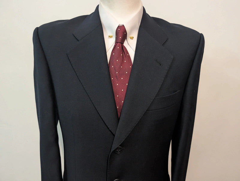 Classique veste bleu marine en laine
