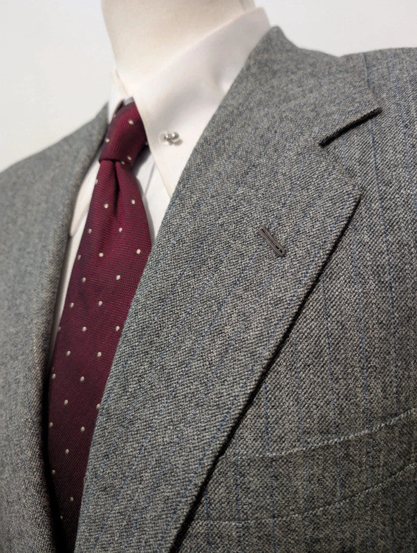Fabuleux costume gris en tweed