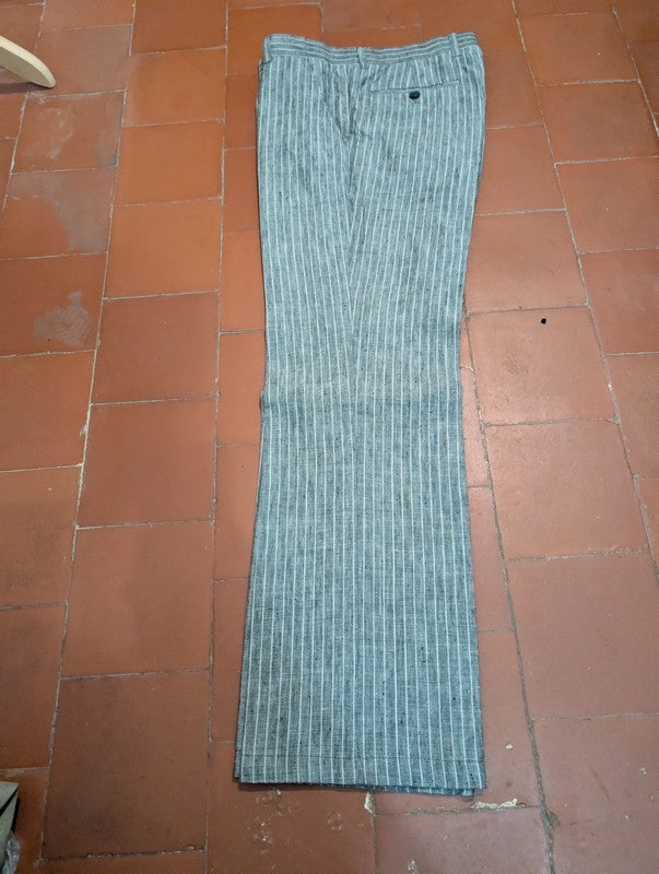 Joyeux costume chalkstripe en lin