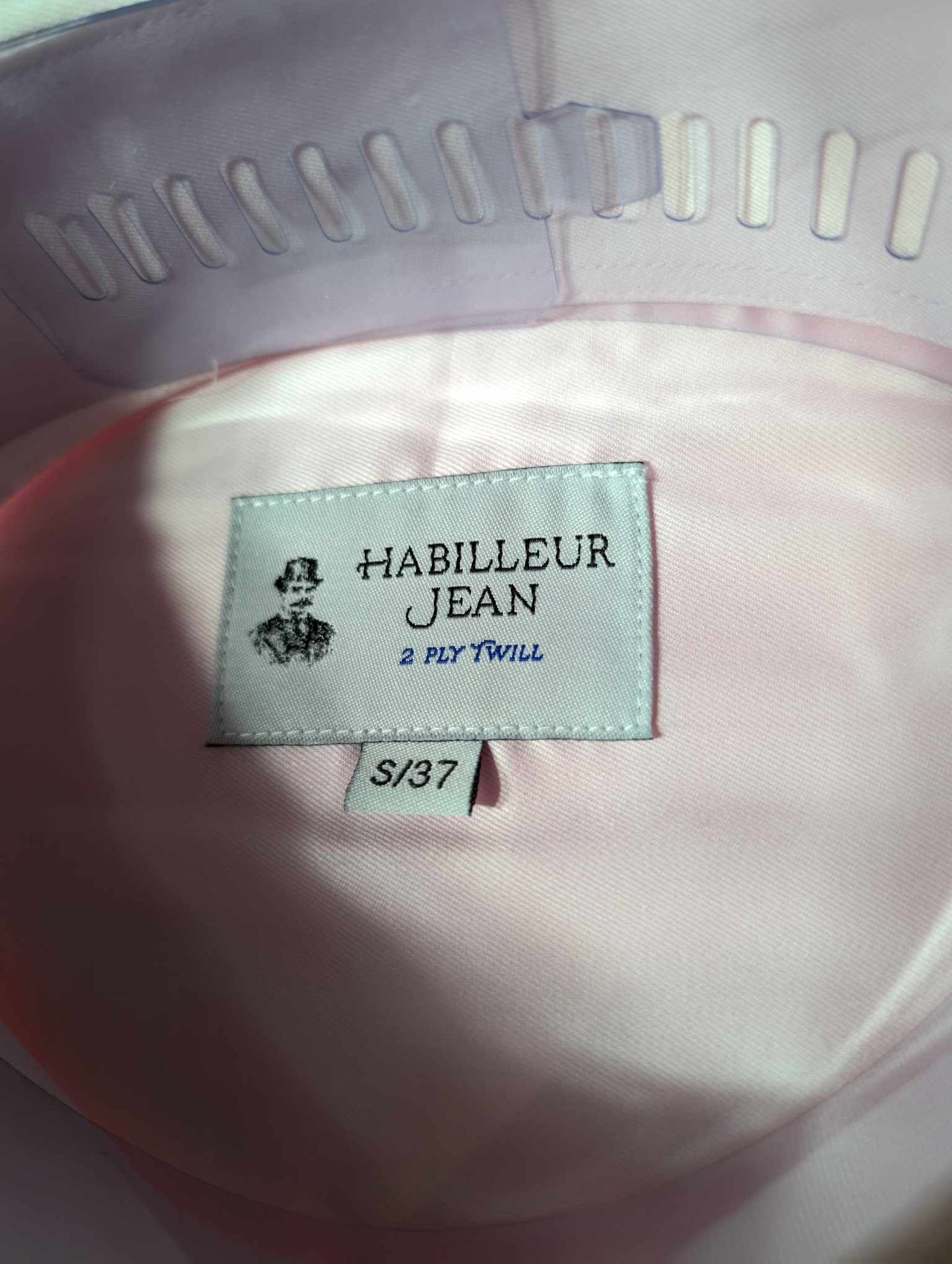 Double-twisted French collar shirt
