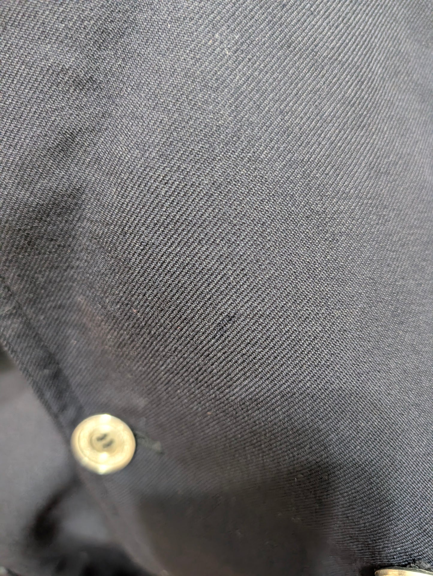 Full canvas Veste croisé bleu marine