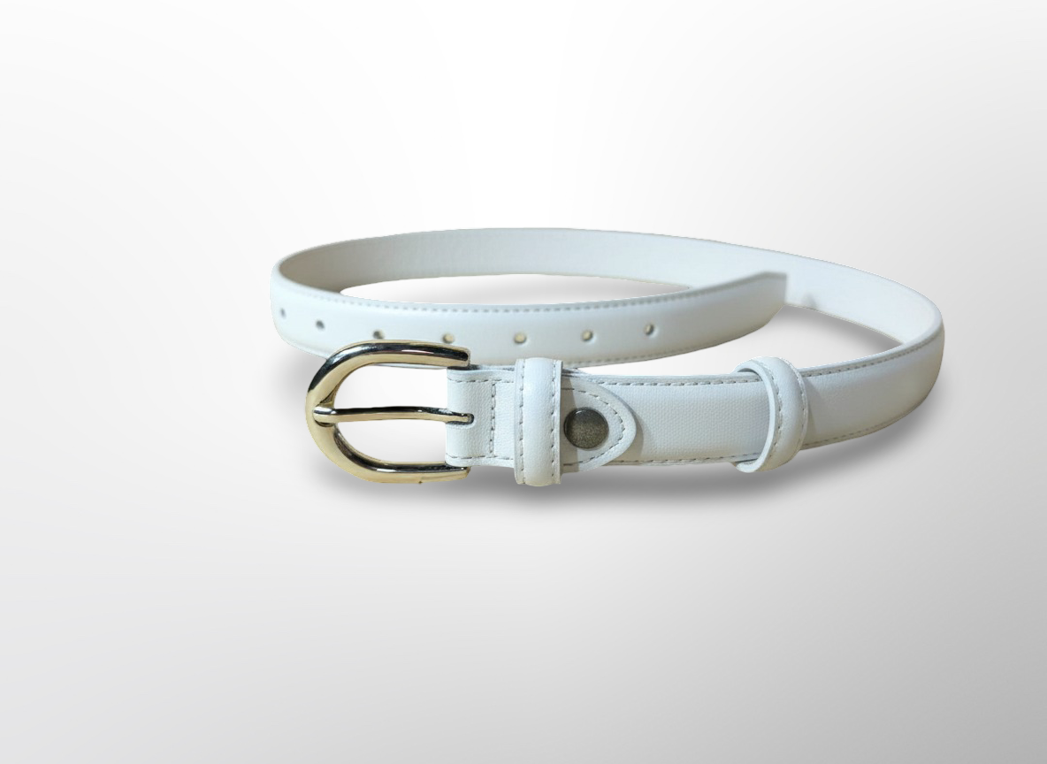 Ceinture 2.4cm en cuir de Vachette