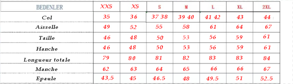 Chemise à rayure bleu 100% Coton