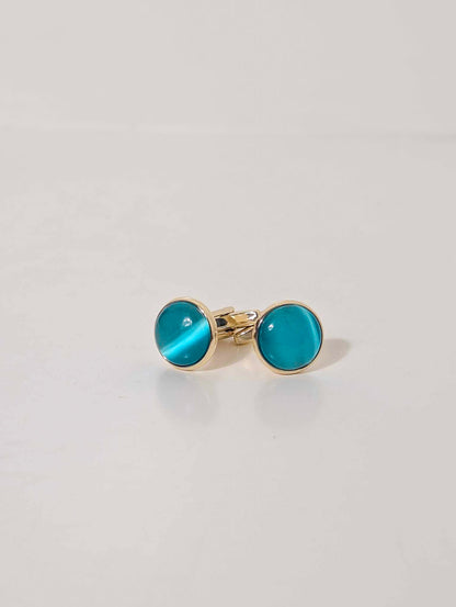 Light Sapphire Blue Vintage Cufflinks