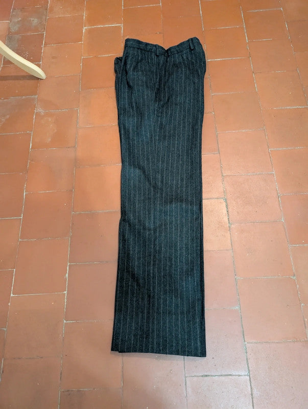 Effrayant costume chalkstripe en flanelle lourde