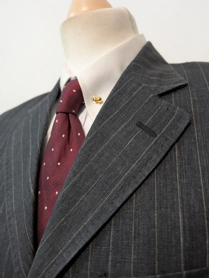 Furieux costume pinstripe en lin