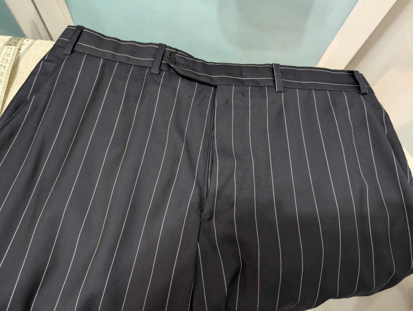 Incroyable costume chalkstripe en laine