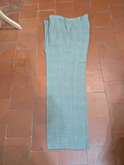 Magnifique costume croisé à carreaux en laine