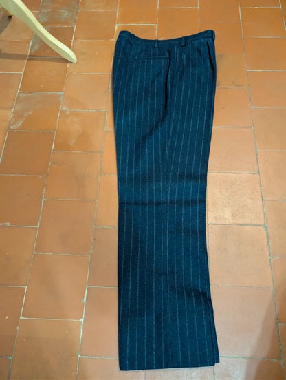 Unglaublicher schwerer Flanellanzug mit Kreidestreifen