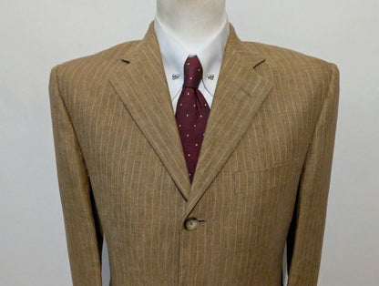 Spectaculaire costume pinstripe en lin