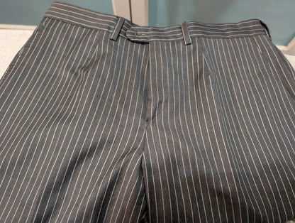 Méchant costume 3 pièces  pinstripe en laine