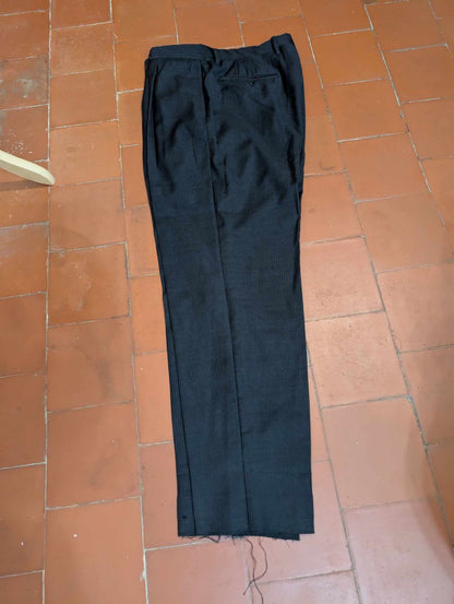 Formidable costume croisé pinstripe en laine