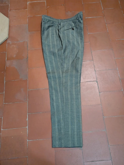 Sympathique Costume gris marron en laine légère