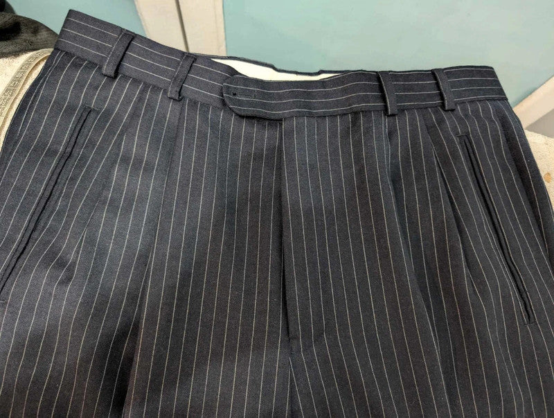 Fabuleux costume 3 pièces pinstripe en laine