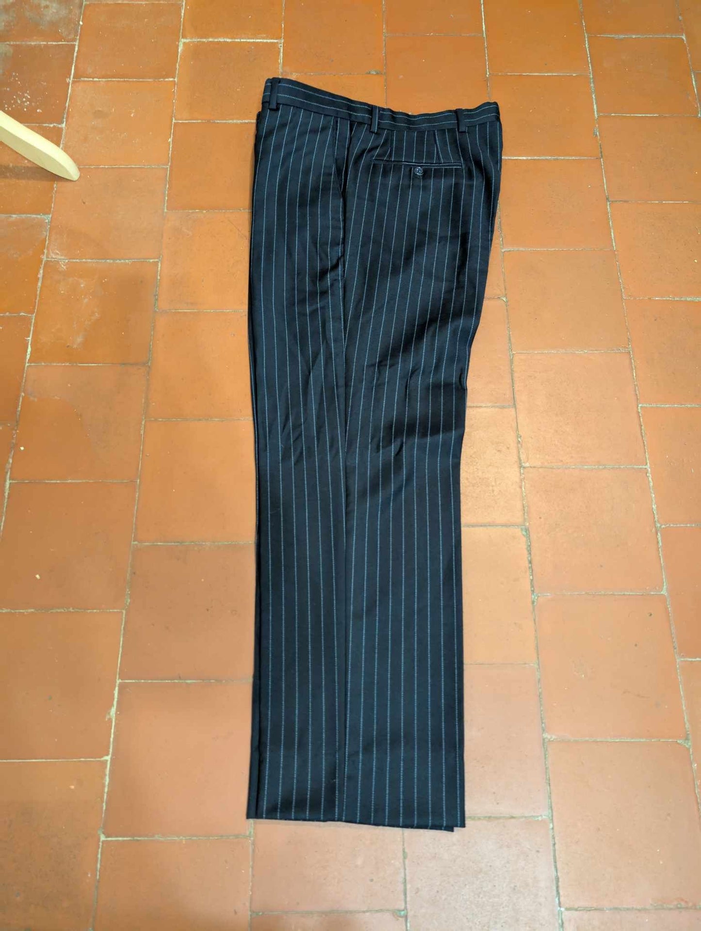 Formidable costume chalkstripe en laine
