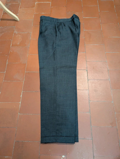 Incredible gray wool double-breasted suit