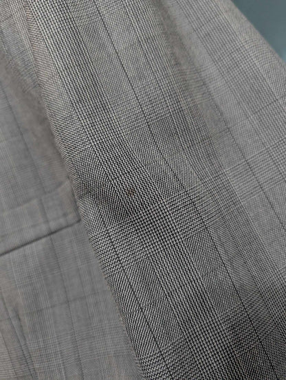 Impressionnant costume croisé de couleurs gris en laine