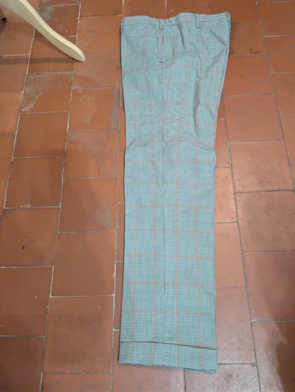 Äußerst seltener, maßgeschneiderter Wollanzug mit Karomuster