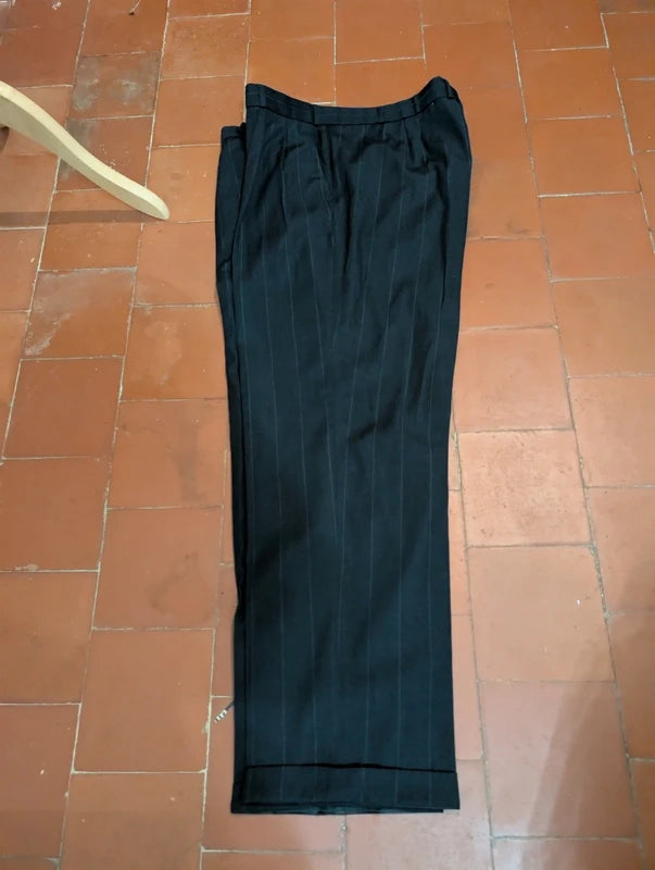 Effroyable costume croisé chalkstripe en laine