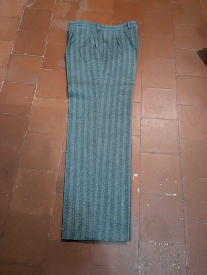 Sublime costume gris en flanelle