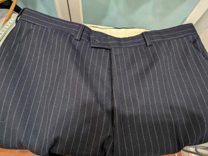 Fantastique costume pinstripe en flanelle lourde