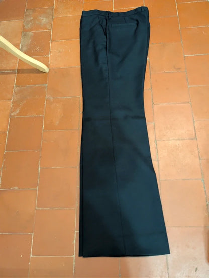 Eleganter marineblauer 3-teiliger Wollanzug